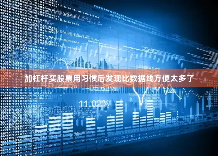 加杠杆买股票用习惯后发现比数据线方便太多了