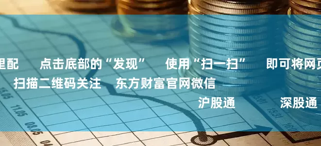 股票配资在哪里配 点击底部的“发现” 使用“扫一扫” 即可将网页分享至朋友圈 扫描二维码关注 东方财富官网微信 沪股通 深股通